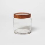 Canister Acacia/Glass Small - Threshold&#8482; | Target
