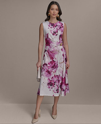 Women's Sleeveless Midi Dress | Macy's