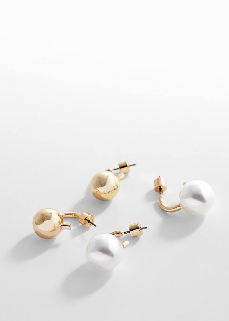 Mixed earring set -  Women | Mango USA | MANGO (US)