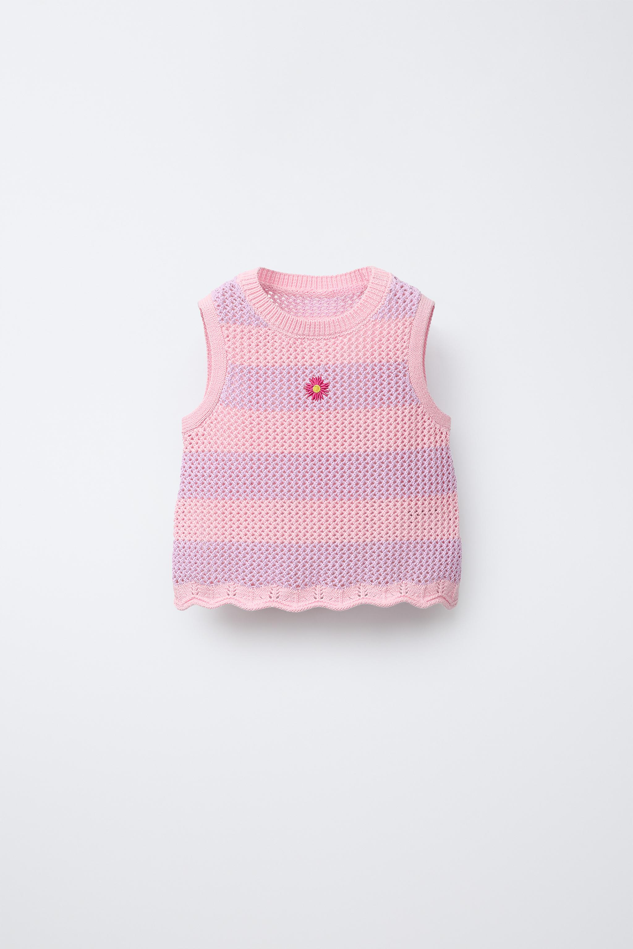 EMBROIDERED KNIT TOP | Zara US