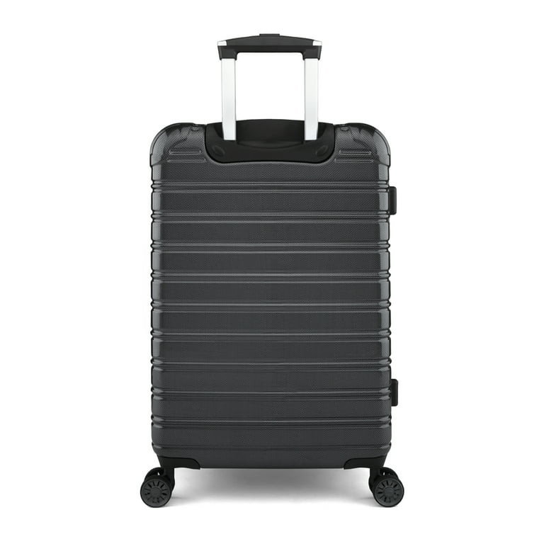 iFLY Hardside Fibertech Luggage 28" Checked Expandable Spinner Luggage for Travel, Black | Walmart (US)