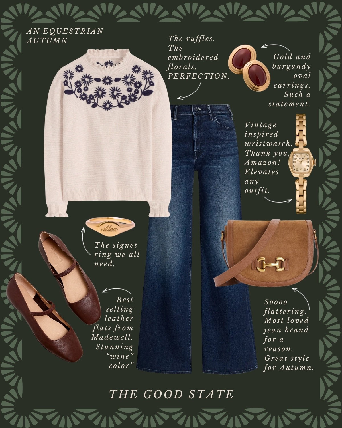 An Equestrian Autumn🍂 🐎 This collection is for all the Ivy League girlies living their best life as the weather begins to cool down and the leaves begin to change. For the ladies whose wardrobes consist of traditional staples like a crisp white button up and a timeless blazer. This is for the Ralph Lauren lovers who appreciate a blend of casual and refined pieces. A blend of English Equestrian and Americana…with a touch of Gilmore Girls💁🏼‍♀️ The ones who love all things suede, plaid and of course good denim moment and a pair of riding boots. This is for the girlies who thrive when layering clothes and who accessorize with a silk scarf, wrist watch and leather bag. This collection is for the ladies who love quality pieces that are classic, preppy, polished and will stand the test of time and outlive the ever changing trends. This is for you, my fellow Fall girlies🍂 #ltkunder50 #amazonfashion #founditonamazon #slowliving #romantizeyourlife #fall #fallstyle #fallseason #autumn #90sera #90style #90saesthetic #ralphlauren #equestrian #horserider #americana #fallfashion #falloutfit #preppyfashion #ivyleague Wedding guest, jeans, back to school, college outfit ideas, riding boots, wedding guest dress, western style, JCrew, JCrew factory, Anthropologie, Anthro, quince, nordstrom, tuckernuck, Walmart fashion, H&M, mini dress, fall photoshoot, designer look for less, saddle bag, boots, jacket, coat, family photos outfits, madewell, Toups and co, clean beauty, Kate spade, Amazon fashion, loafers, Breda, Susan Shaw, loeffler Randall, the good state, Lauren England

#LTKSaleAlert #LTKStyleTip #LTKFindsUnder50