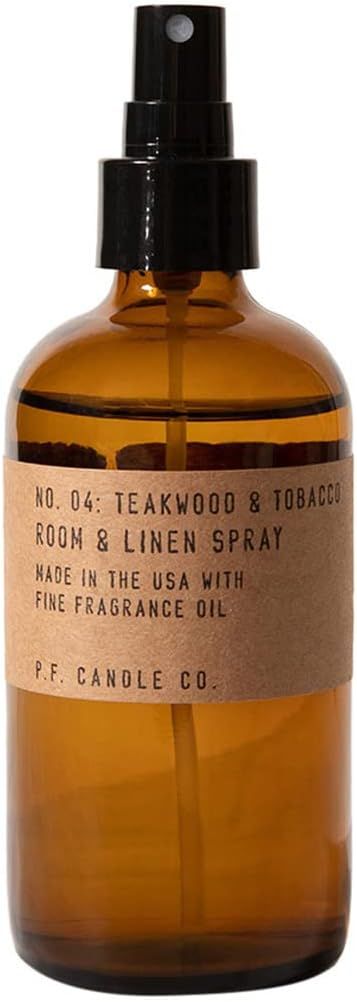 PF Candle Co, Spray Room and Linen Teakwood Tobacco, 7.75 Fl Oz | Amazon (US)