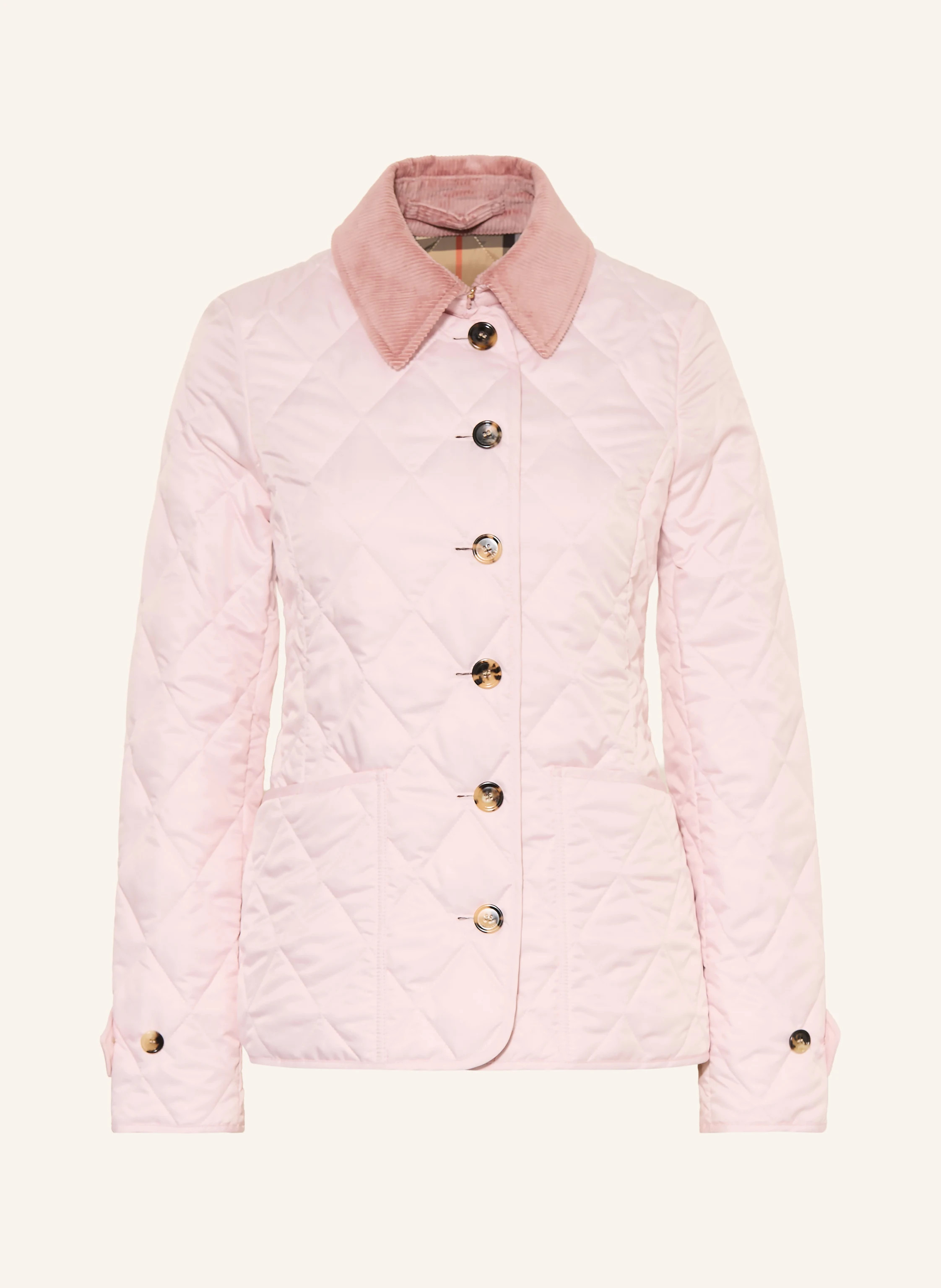 BURBERRY Steppjacke in hellrosa | Breuninger (DACH)