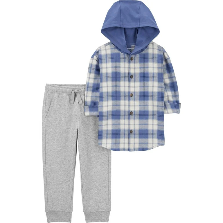 Carter's Child of Mine Toddler Boy Outfit Set, 2-Piece, Sizes 12M-5T - Walmart.com | Walmart (US)