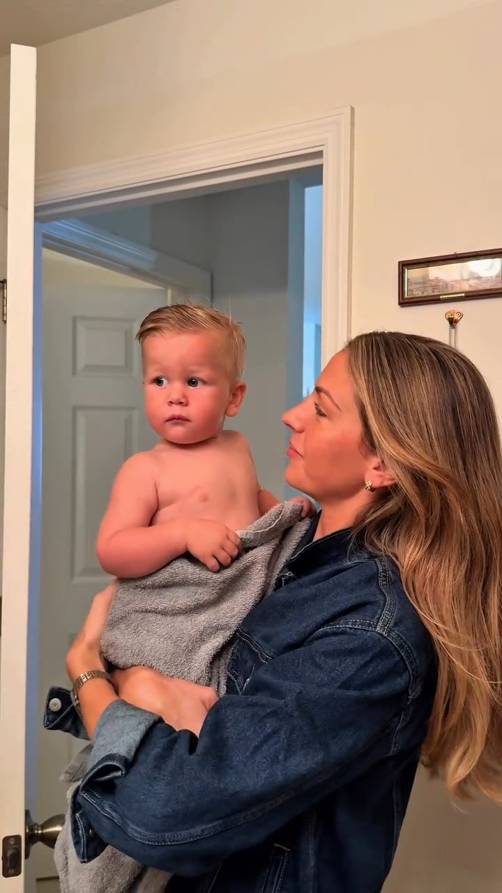 Gingham dress, dark wash denim jacket, Mary Jane flats, chocolate brown bag, gold huggie hoop earrings, faux vintage watch, clean/drugstore makeup picks… LINKED! 💃🏻 (Non-toxic fragrance from Ffern)

#LTKSaleAlert #LTKFindsUnder50 #LTKFamily