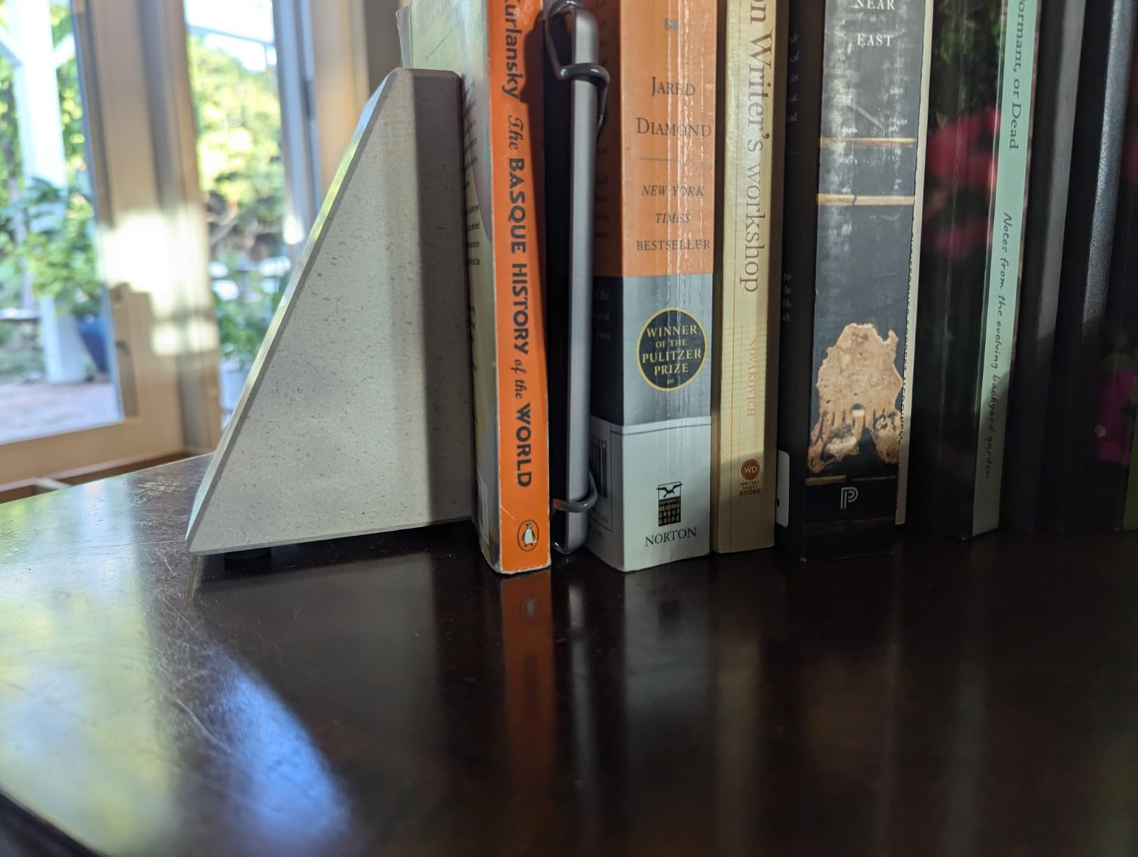 Marble Book Ends Decorative, Unique Bookends for Shelves, Bookends to Hold Heavy Books, Durable B... | Amazon (US)