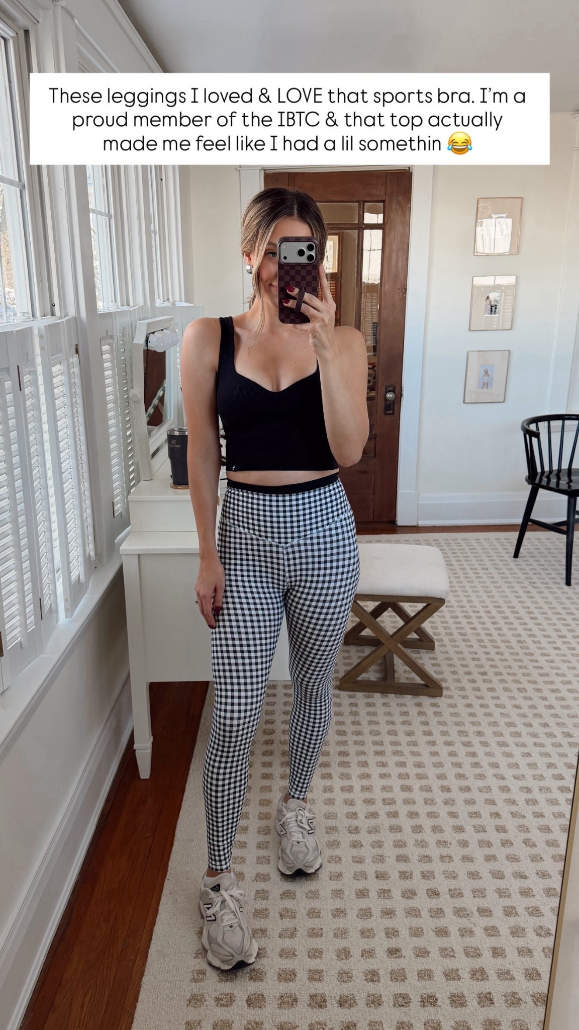 Gingham leggings size S 

#LTKfitnessgoals #LTKHoliday #LTKGiftGuide