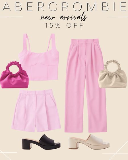 Abercrombie New Arrivals - Abercrombie Sale - Pink Set Outfit - Valentines Day Outfit - Abercrombie Pants 

#LTKSeasonal #LTKsalealert #LTKstyletip