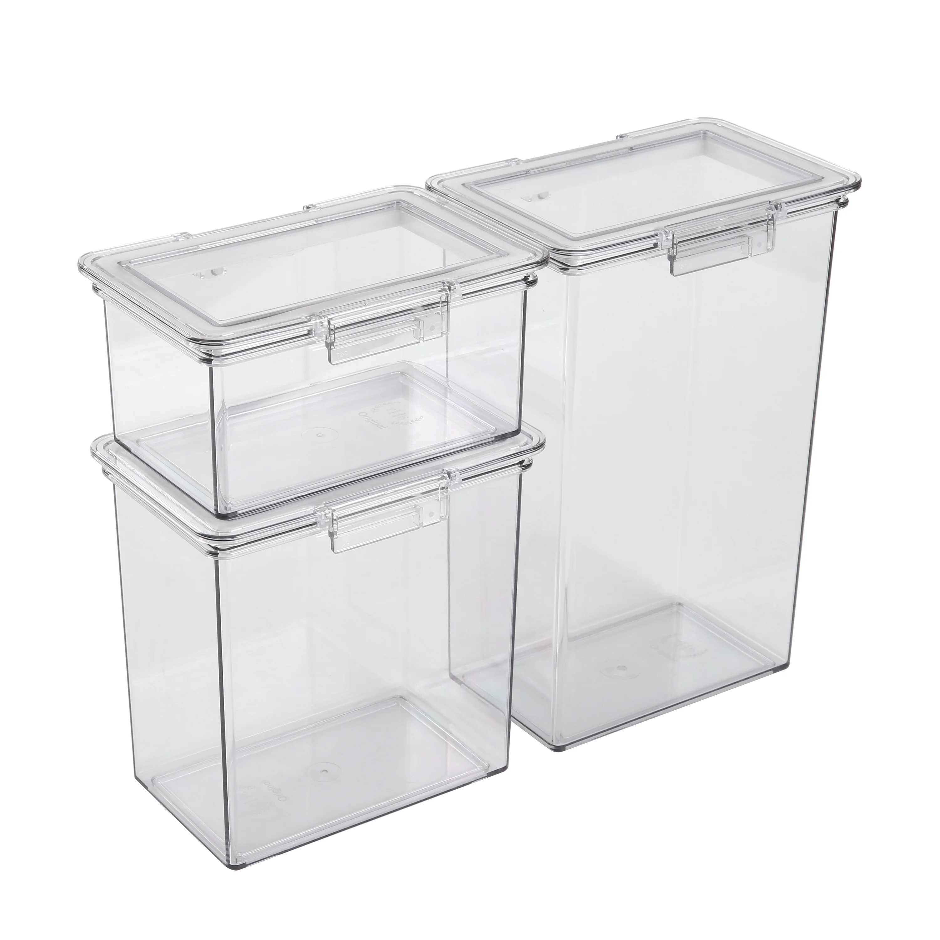 The Home Edit 3-Piece Canister Edit Food Organizer and Storage Containers, Clear - Walmart.com | Walmart (US)