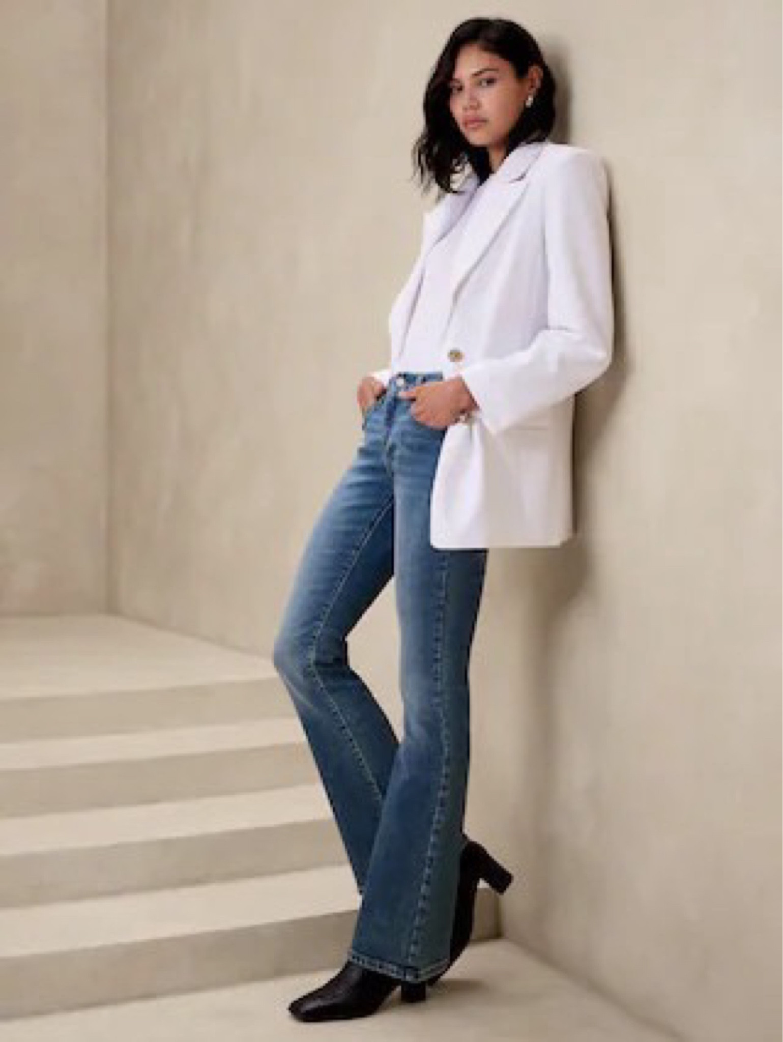 Curvy Low-Rise Bootcut Jean curated on LTK