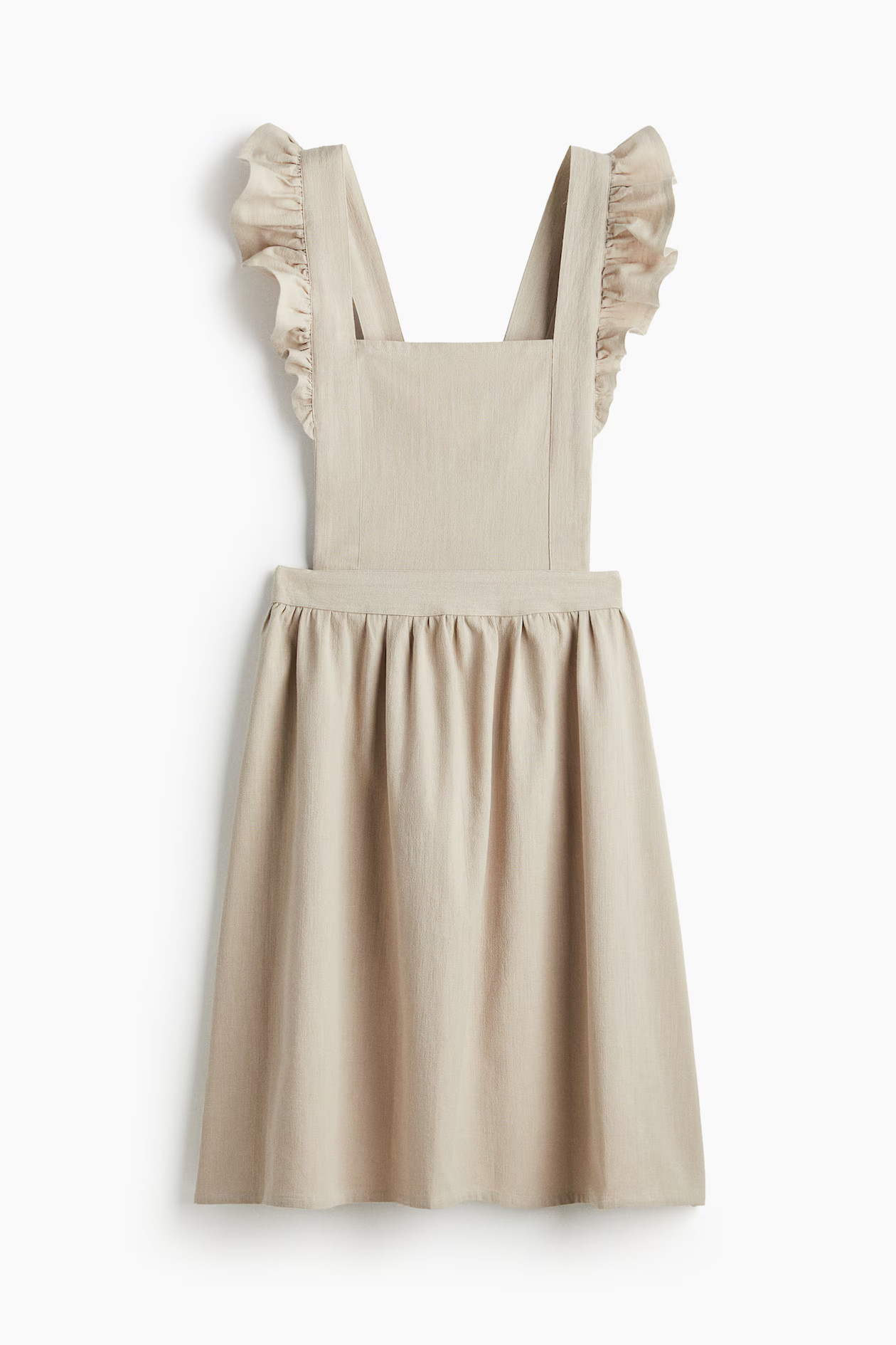 Flounce-trimmed apron | H&M (UK, MY, IN, SG, PH, TW, HK)
