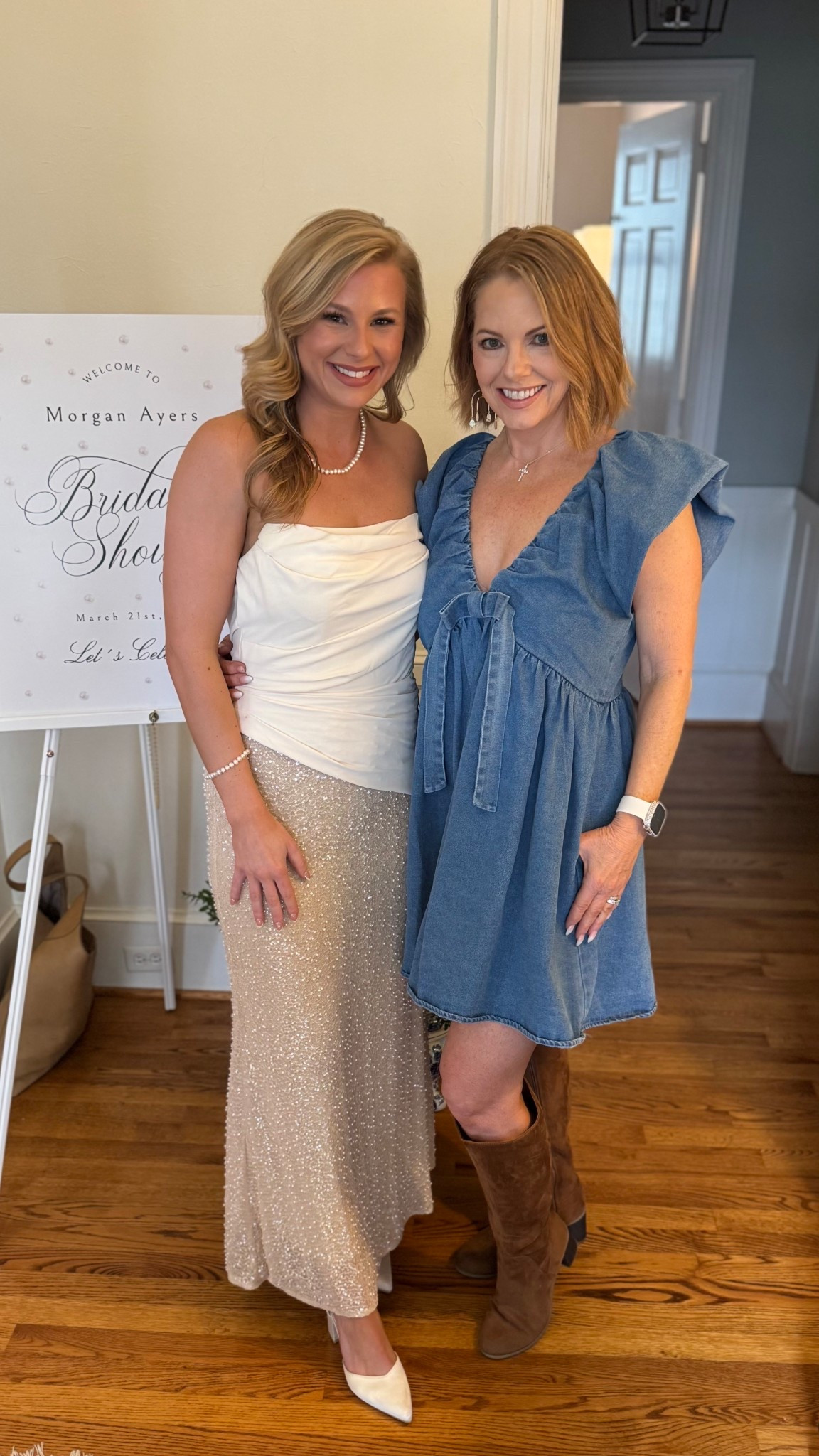 My recent @Vici order is all on sale! Loving this super cute denim dress with the precious denim bow. I wore it to my gorgeous friend’s wedding shower! ♥️

Spring
Summer



#LTKSeasonal #LTKWedding #LTKSaleAlert