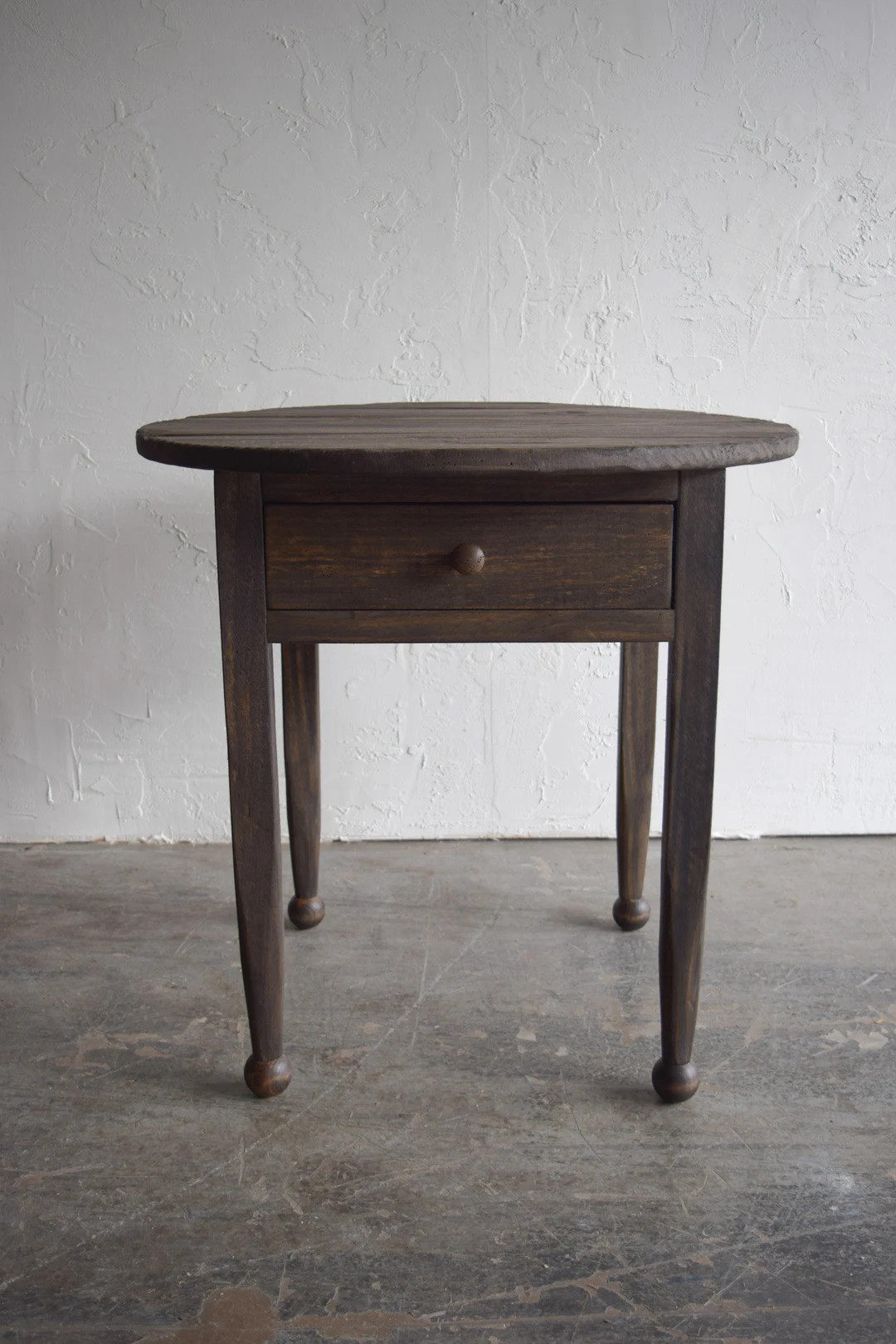 Made-to-order: Round Antique Inspired Accent Table With Drawer - Etsy | Etsy (US)