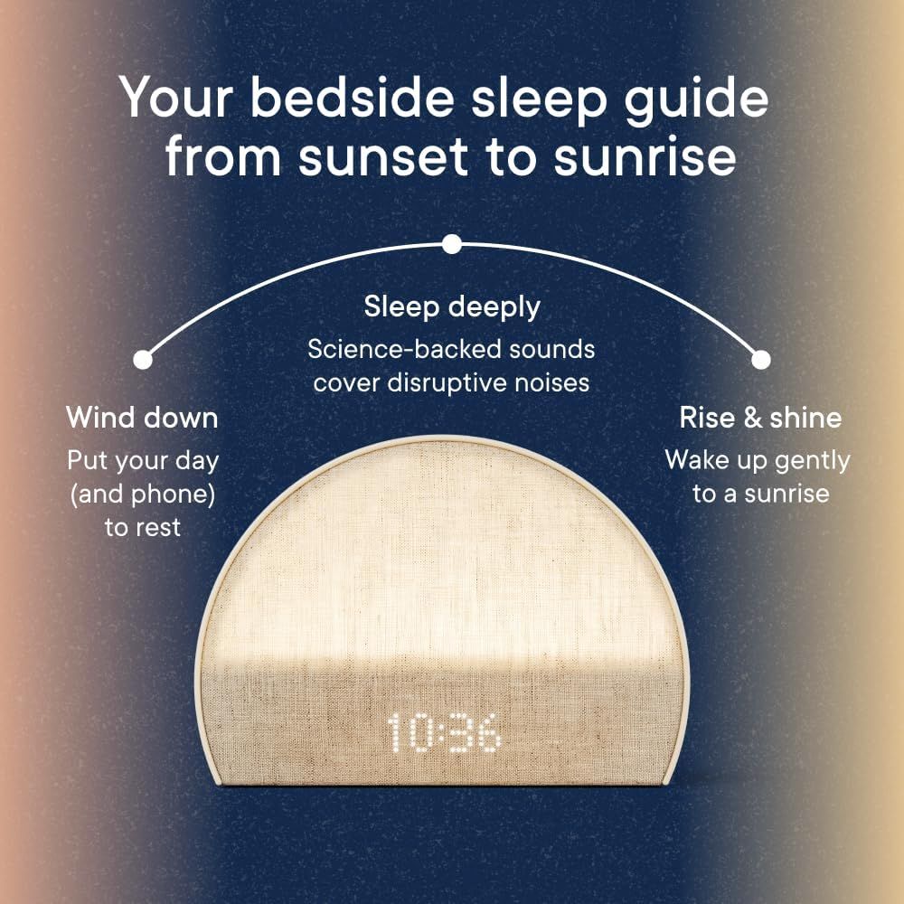 Hatch Restore 2 | Sunrise Alarm Clock | Sound Machine | Bedside Dream Machine | Smart Light | Whi... | Amazon (US)