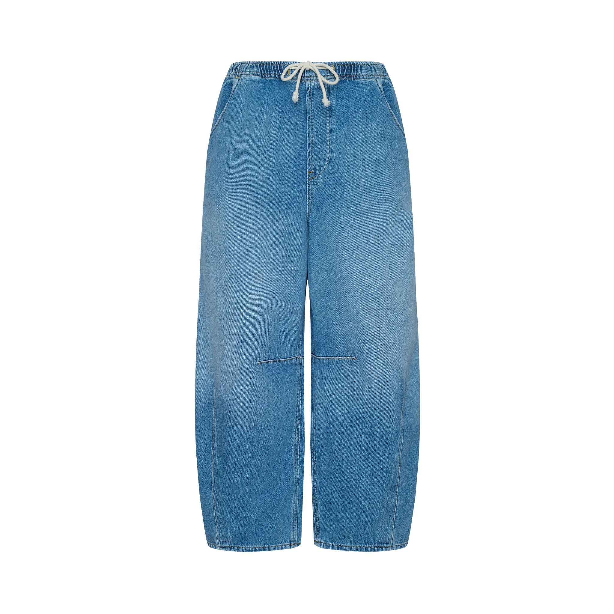 Pull-On Barrel Denim Pant | nuuds