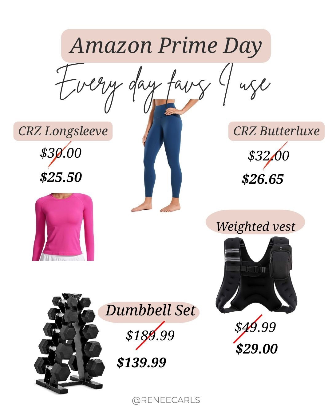 My Amazon Prime Everyday Favs! 

#LTKActive #LTKFindsUnder100 #LTKPetite