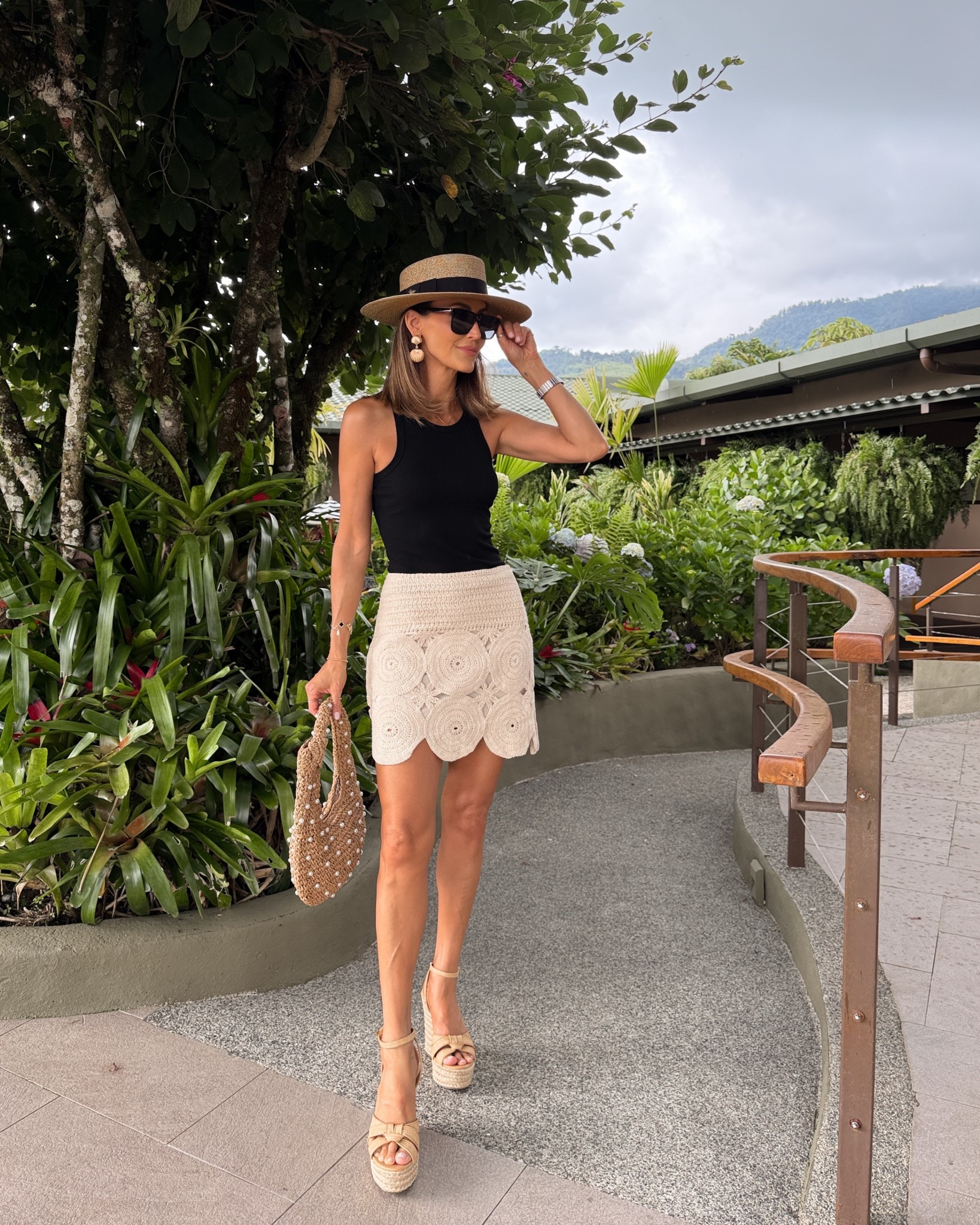 Karina Goes to Costa Rica! You know this look has my name written all over it!! I’ve been eyeing the designer mini since last year and so happy to get my hands on this exact look for less!! Chic and easy 🖤 all sizes small 

#LTKOver40 #LTKFindsUnder100 #LTKootd