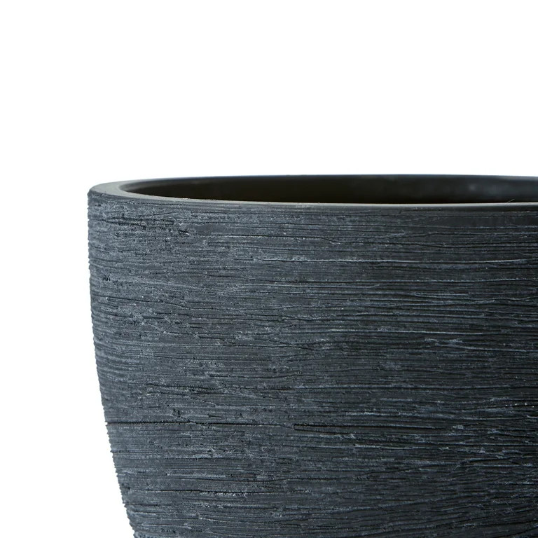 Better Homes & Gardens 4.5" Textured Matte Ceramic Pot, Black, 1 - Piece - Walmart.com | Walmart (US)