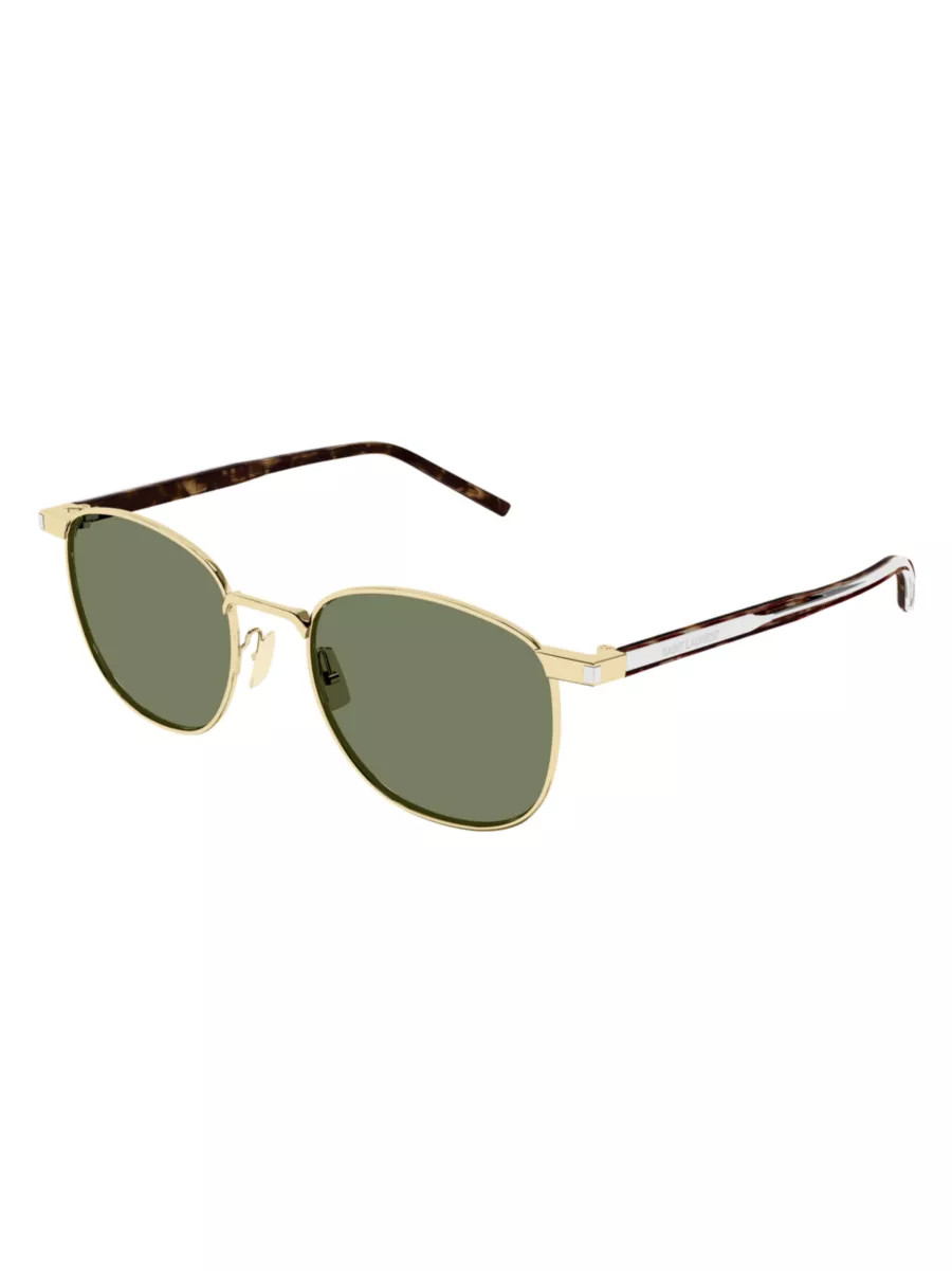 Thin Naked Wire Core SL 747 Panthos 51MM Oval Sunglasses | Saks Fifth Avenue