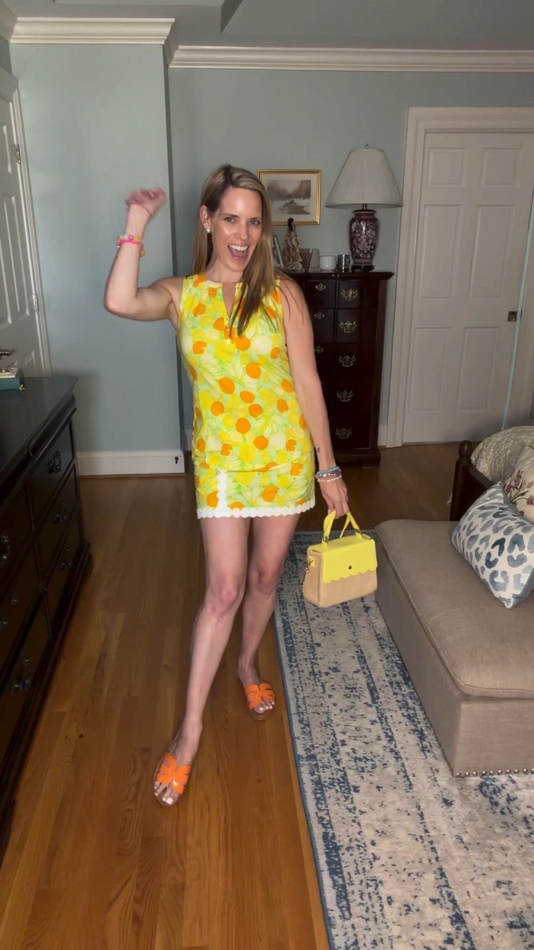 🍊 Sunshine Citrus Set 🍊

Bring on the sunshine in this adorable matching citrus-print set! The Essie knit top paired with the Michelina mini skort creates the perfect polished summer look with playful lemon and orange hues. Finished with bright orange sandals and a sweet woven handbag, this outfit is made for turning heads all season long. ☀️🍋🧡

Whether you’re heading to brunch, a beach town getaway, outdoor shopping, vacation dinners, or summer events, this cheerful set is equal parts classic, colorful, and effortlessly chic.

summer matching set, citrus print outfit, Lilly Pulitzer style, Michelina skort, Essie knit top, resort wear outfit, colorful summer fashion, preppy summer style, vacation outfit inspiration, citrus print trend, bright summer outfit, woven handbag style, orange sandals outfit, country club chic, women’s summer fashion 🍋✨🌴🧡💛

#LTKOver40 #LTKPetite #LTKootd
