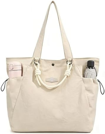 Tote Bag for Women, 17.6L Unisex Lightweight Nylon Totes Purses and Handbags | functionality, Con... | Amazon (US)