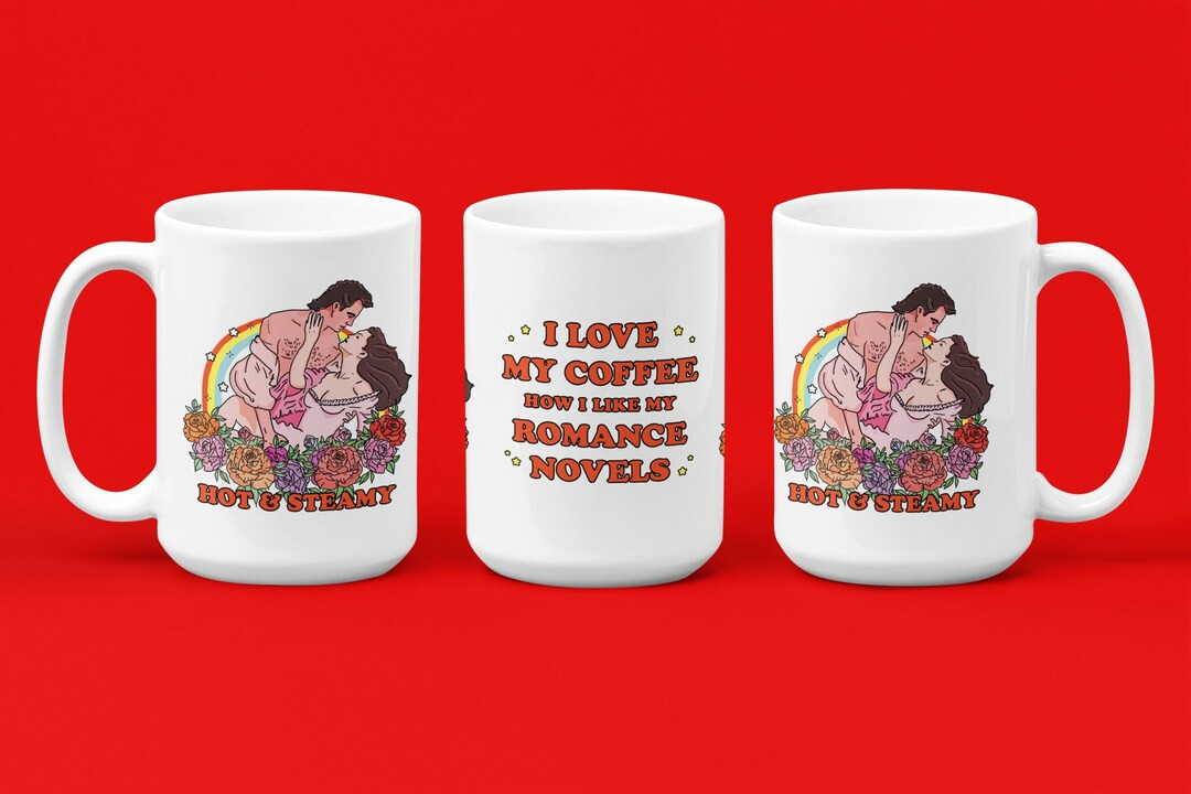 Romance Novel Coffee 15oz Mug | Etsy (US)