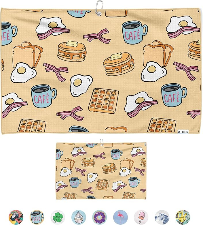 Uther Golf Towel - CART - 20+ Original Designs | Amazon (US)