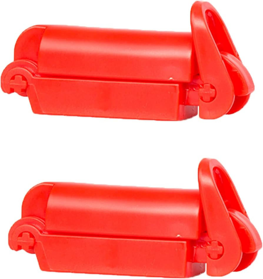 2 Pack Red Seat Safety Belt Clip Buckle for Baby Safety Universal Replacement for Baby and Kids T... | Amazon (US)