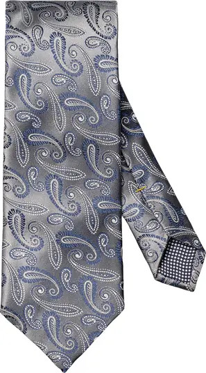 Grey Paisley Silk Jacquard Tie | Nordstrom