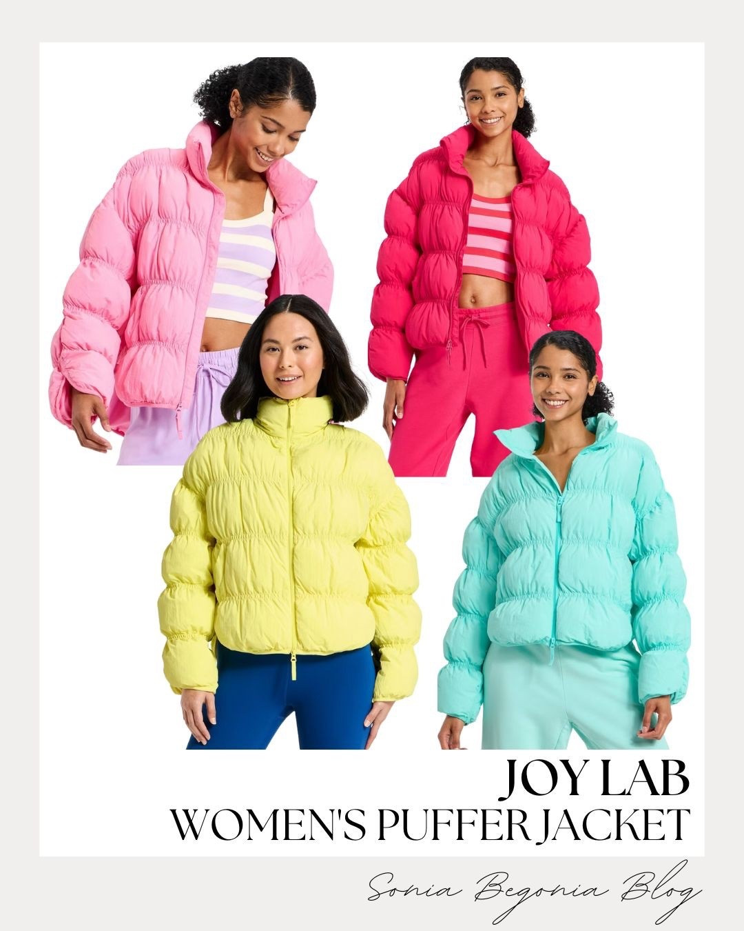 JOY LAB PUFFERS: Vibrant Colors & Cozy Winter Layers! ❄️

Stay warm and stylish this season with these must-have puffer jackets from Joy Lab at Target, all under $50!

I am obsessed with this collection of cropped, quilted puffers that come in the most stunning candy-coated shades. Whether you want to make a statement in bold fuchsia and bright turquoise or keep it sweet in soft bubblegum pink and sunny yellow, there is a color for every mood. I love the high-collar design and relaxed fit, making them the perfect outer layer to throw over your favorite workout set or a casual loungewear look. These jackets are the ultimate way to add a pop of energy and a touch of polished, sporty glam to your cold-weather wardrobe!

#OOTD
#TargetStyle
#TargetFinds
#PufferJacket
#JoyLab
#WinterFashion
#StreetStyle
#OuterwearInspo
#ColorfulStyle
#AestheticOutfits
#EverydayChic
#LTKUnder50
#WinterVibes
#AffordableFashion
#StylingInspo

#LTKootd #LTKSeasonal