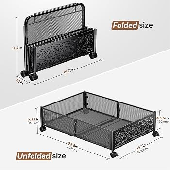 Under Bed Storage Containers with Wheels, Under Bed Shoe Storage Organizer Drawer, Tool-free Asse... | Amazon (US)