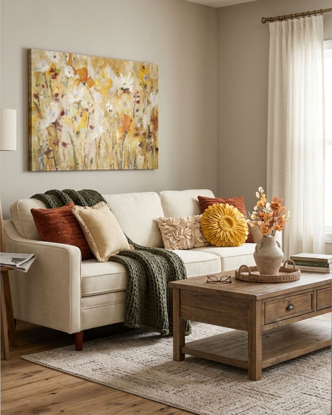🤎 Sage and Golden Autumn Living Room Design

Trying to figure out how to layer pillows for that perfect fall look? This autumn living room collage shows a mix that feels curated and gives that happy fall vibe 🍂☀️🤎.

#LTKHome #LTKSeasonal