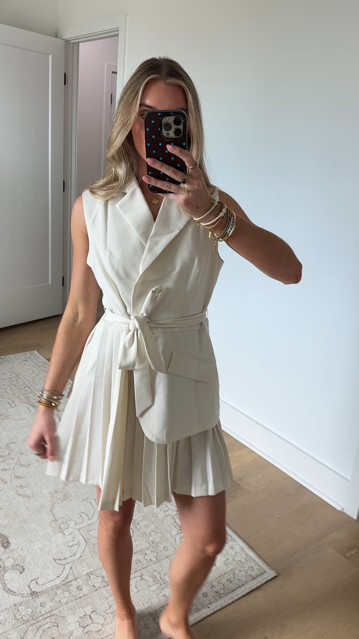 Amazon size small Women's Belt Blazer Dress Lapel Notch Neck Sleeveless Elegant Vest Pleated Mini Dress Summer Business Matching Suits

#LTKootd #LTKWorkwear #LTKSaleAlert