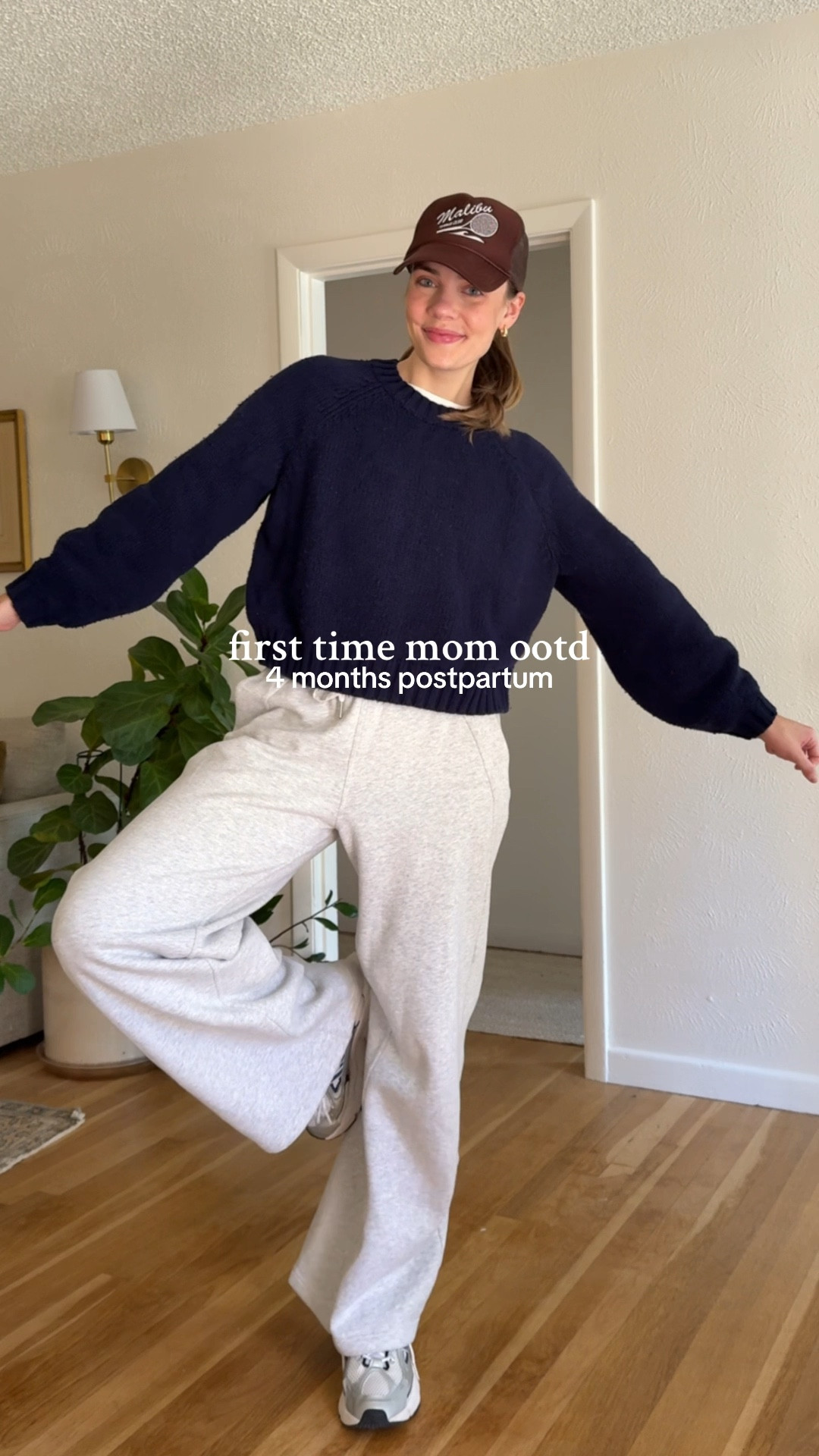 the perfect easy, comfy fall mom outfit! #momstyle #cozy #sweater #sweatpants #tall #wideleg #athleisure #comfy 

#LTKFamily #LTKStyleTip #LTKFindsUnder100