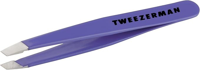 Tweezerman Mini Slant Travel Tweezers For Eyebrows, Travel Tweezers for Eyebrows, Facial Hair, In... | Amazon (US)