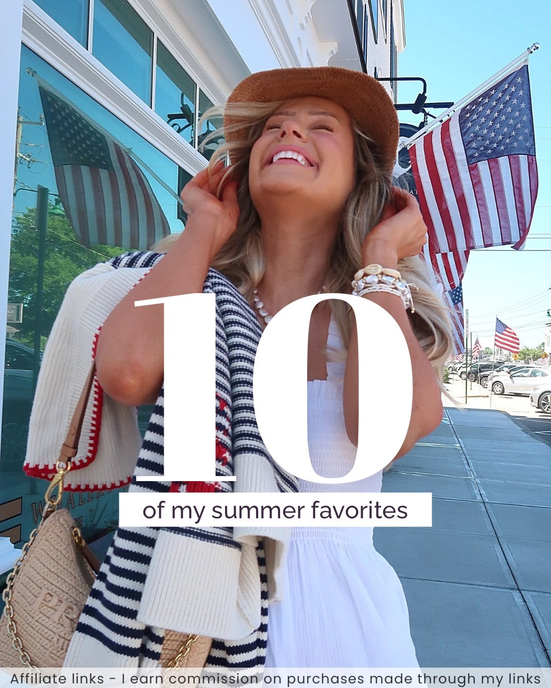 Affiliate links - I earn commission on purchases made through my links | summer favorites!
Wardrobe essentials
White flowy dress, raffia bag, Zara white jeans, summer tops, flat sandals, self tanner, body highlighter, white tank top, Amazon lobster top, Target crochet sweater
