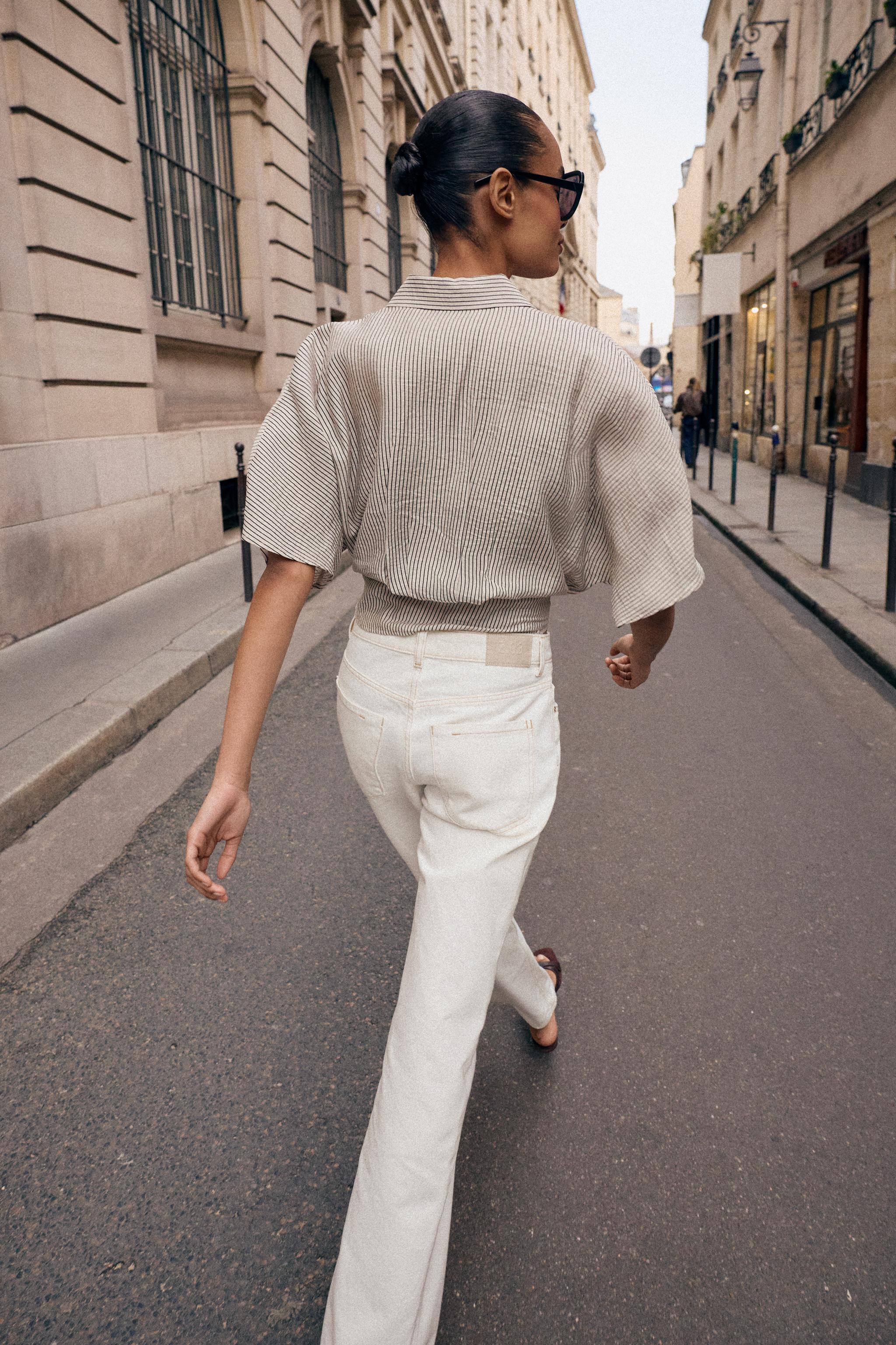 SHORT SLEEVE KNOTTED SHIRT | Zara US