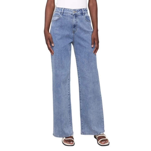 Women's Charlie B Chloe Wide Leg Jeans Indigo 8 31 | Scheels