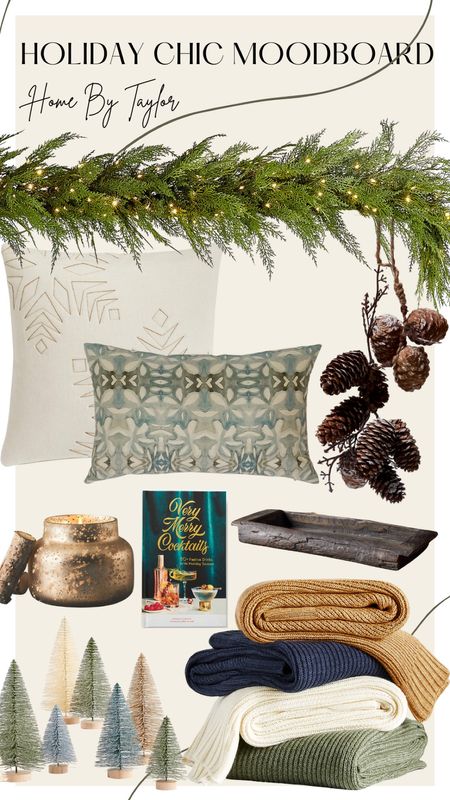 garland, chunky knit throws & seasonal coffee table books for this holiday season ☃️

#LTKHoliday #LTKhome #LTKSeasonal