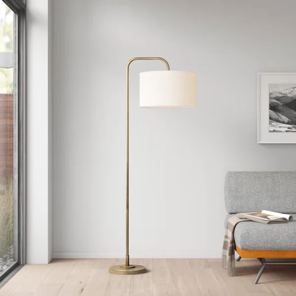 Batesville 64" Arched Floor Lamp | Wayfair Professional