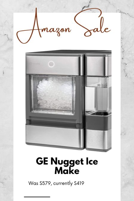 GE Nugget Ice maker on sale with Amazon! Such a great deal!

#LTKhome #LTKunder100 #LTKSeasonal
