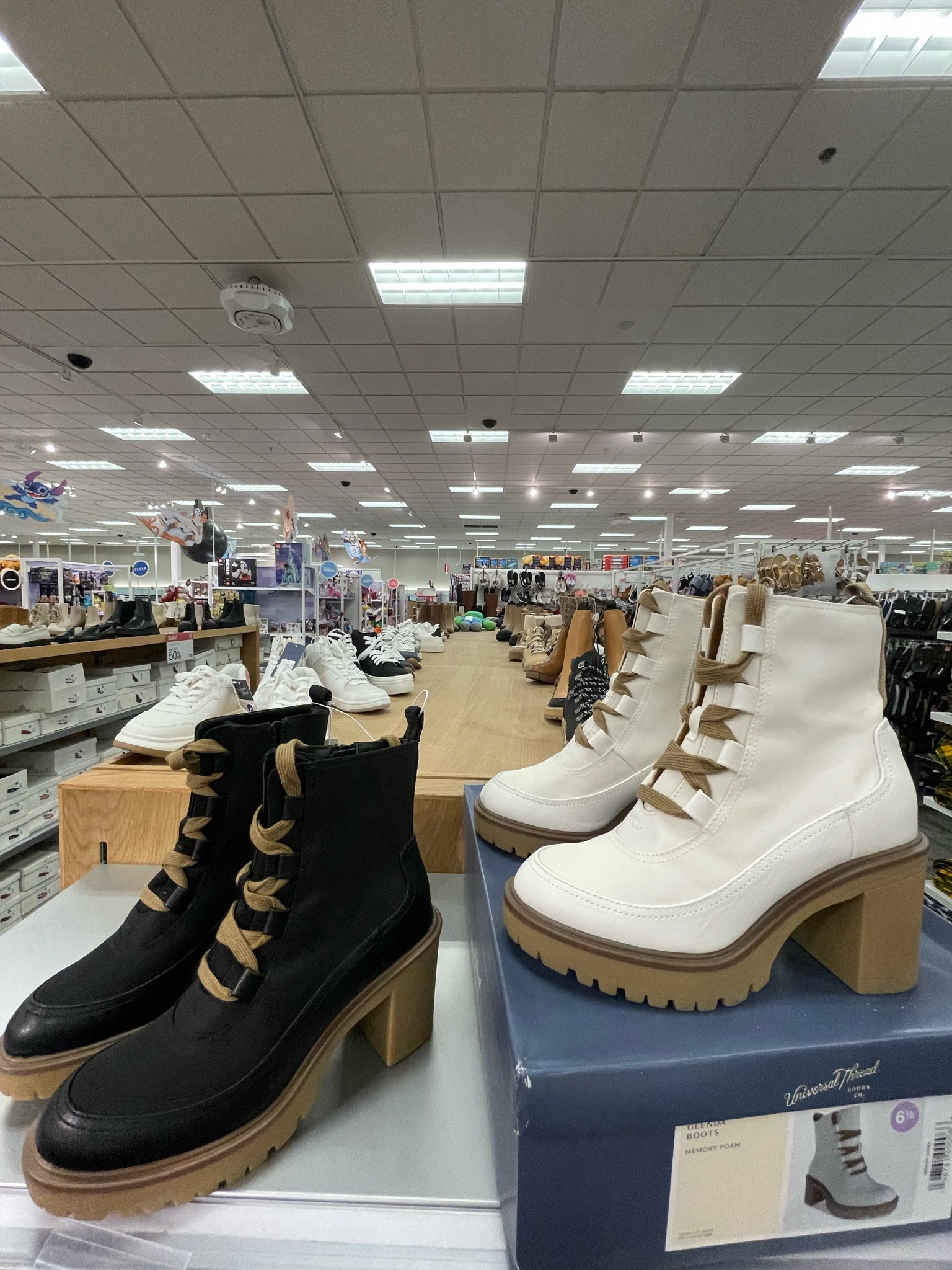 Glenda Hiking Boots from Universal Thread 
a stylish lift to your look, these hiking boots give your workday or everyday outfits a trend touch. The front lace a secure fit, the fabric tab on the back and side zipper closure 

#LTKSeasonal #LTKshoecrush #LTKunder50
