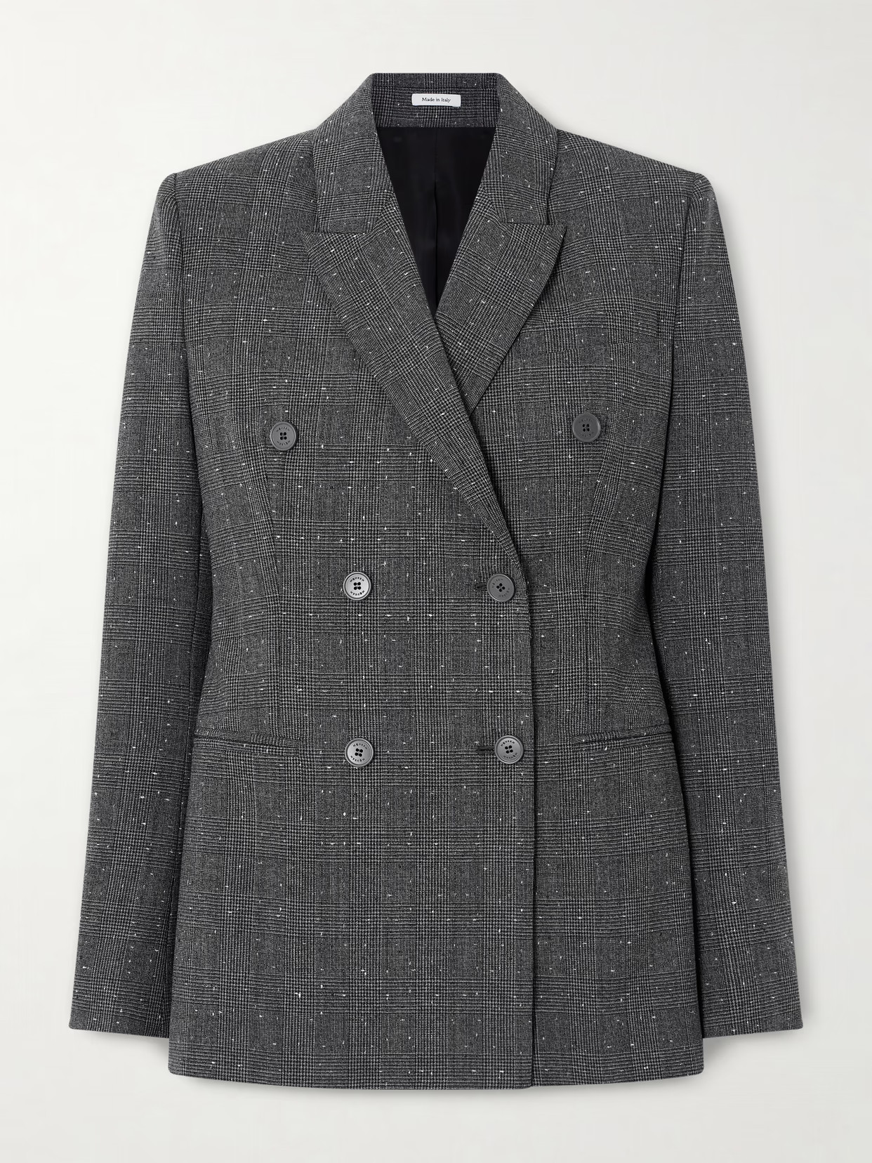 MCQUEEN - Double-breasted Wool Blazer - Gray | NET-A-PORTER (US)