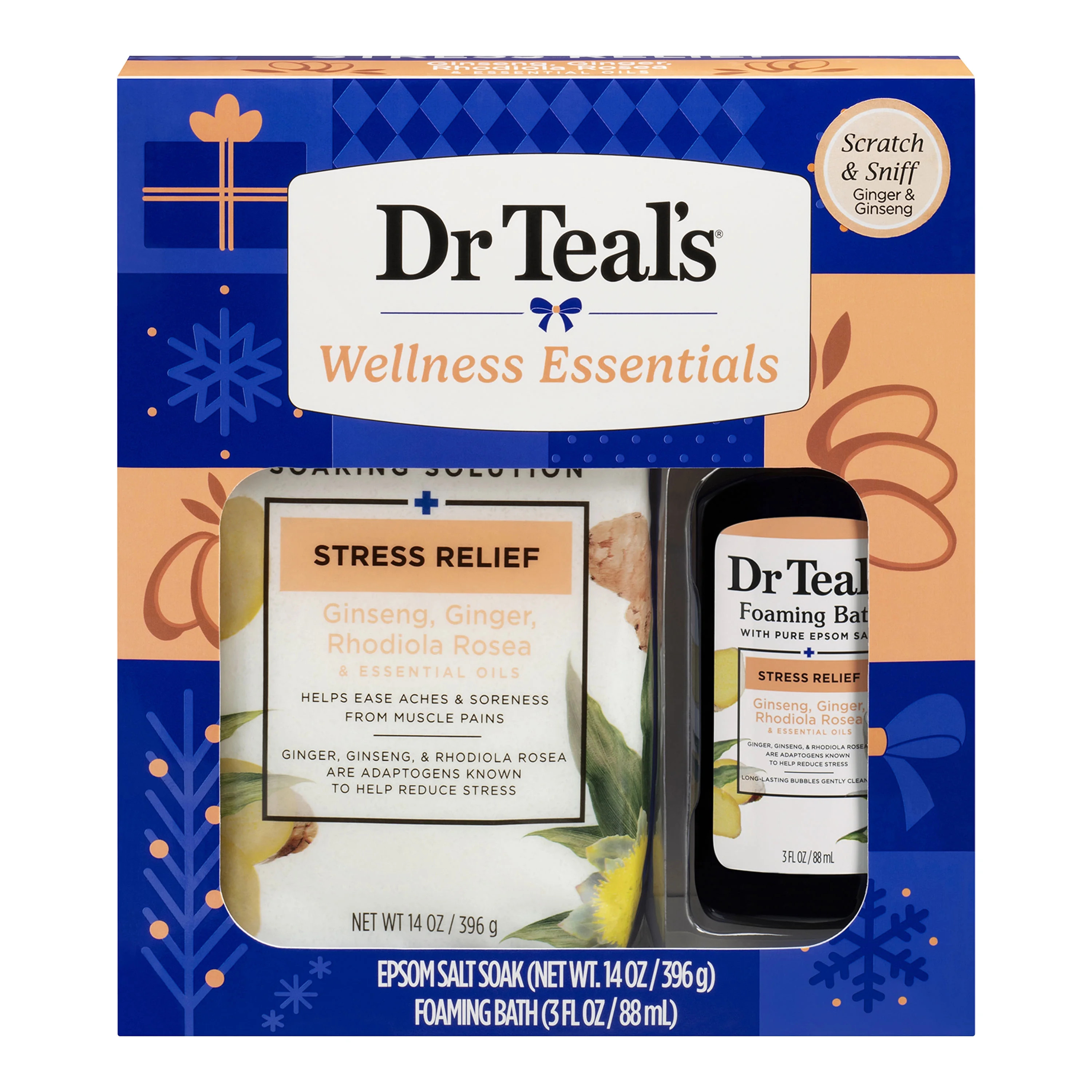 Dr Teal's Stress Relief Bath Gift Set, 2 Piece - Walmart.com | Walmart (US)
