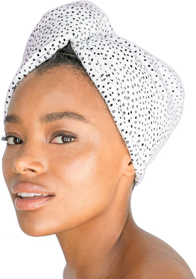 Kitsch Microfiber Hair Towel Wrap for Women, Hair Turban for Drying Wet Hair, Easy Twist Hair Tow... | Amazon (US)