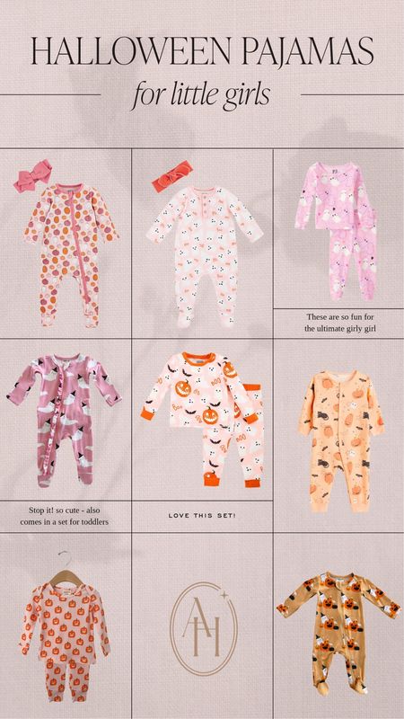 Halloween pajamas for toddlers or baby girls 

#LTKSeasonal #LTKHalloween #LTKkids