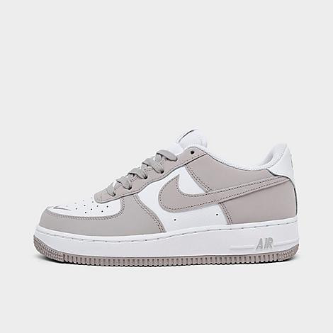 Nike Big Kids Air Force 1 Low Casual Shoes in College Grey/College Grey/White Size: 6.5 | JD Sports (US)