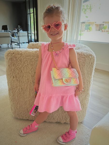 this pink gauzy dress is perfect for Summer and any beach vacation you have coming up. So easy to throw over a swimsuit as coverup or biker shorts under for running around 💗

kids fashion, walmart finds, kids walmart style, pink girls dress, toddler style, toddler outfits 

#LTKKids #LTKFamily