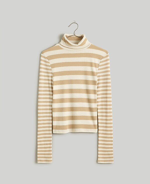 Turtleneck Long-Sleeve Tee | Madewell | Madewell
